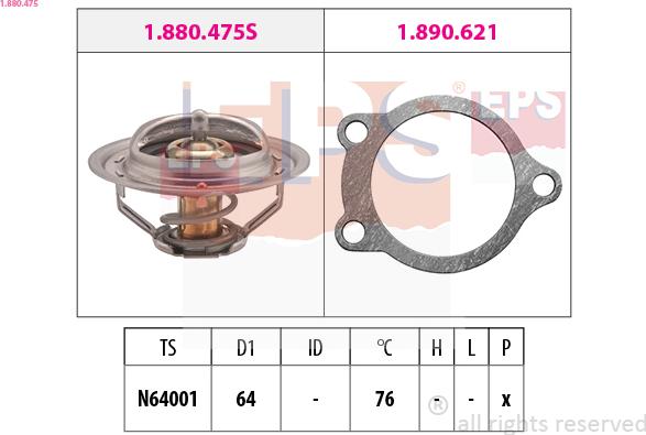 EPS 1.880.475 - Thermostat d'eau cwaw.fr