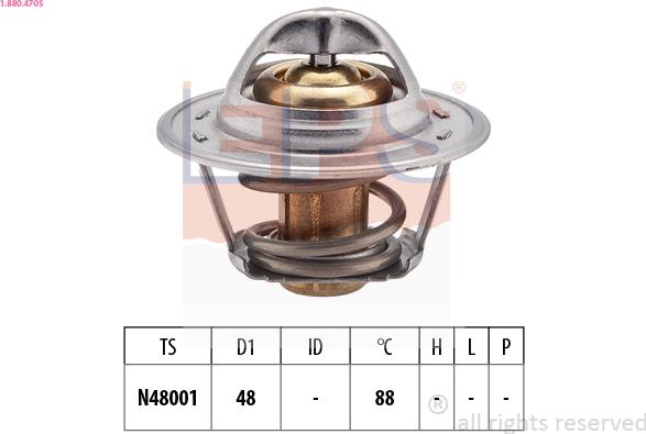 EPS 1.880.470S - Thermostat d'eau cwaw.fr