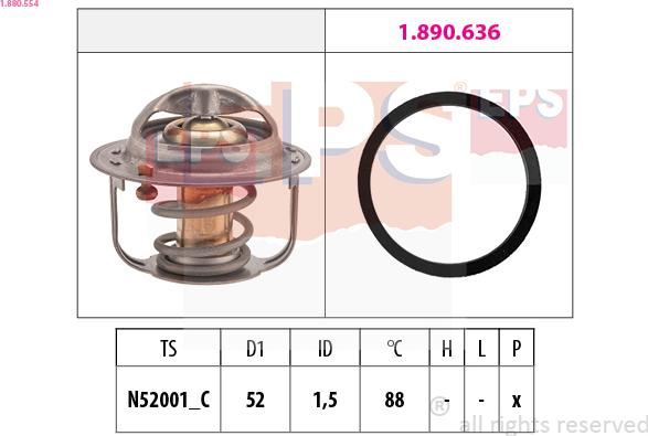 EPS 1.880.554 - Thermostat d'eau cwaw.fr