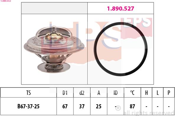 EPS 1.880.552 - Thermostat d'eau cwaw.fr