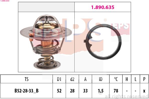 EPS 1.880.503 - Thermostat d'eau cwaw.fr