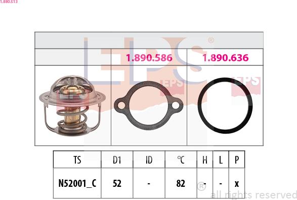 EPS 1.880.513 - Thermostat d'eau cwaw.fr