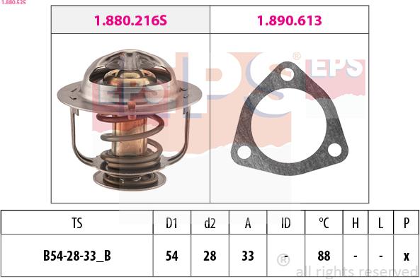 EPS 1.880.535 - Thermostat d'eau cwaw.fr