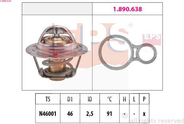 EPS 1.880.524 - Thermostat d'eau cwaw.fr