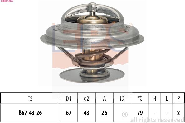 EPS 1.880.578S - Thermostat d'eau cwaw.fr