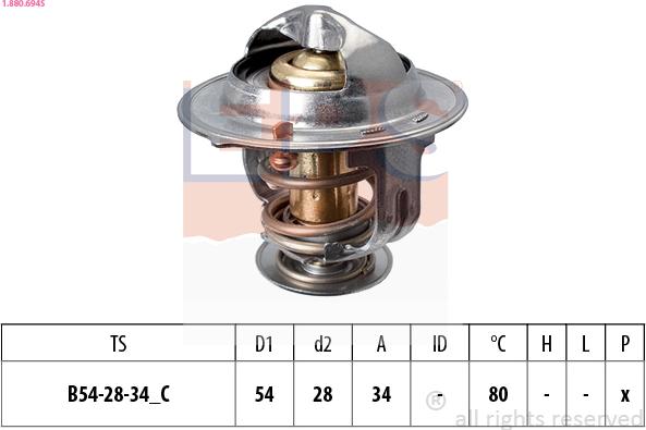 EPS 1.880.694S - Thermostat d'eau cwaw.fr