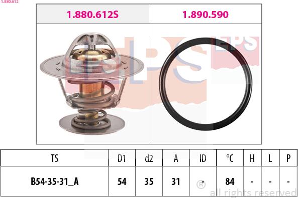 EPS 1.880.612 - Thermostat d'eau cwaw.fr