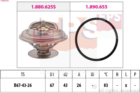 EPS 1.880.625 - Thermostat d'eau cwaw.fr