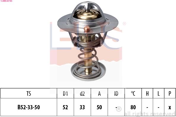 EPS 1.880.674S - Thermostat d'eau cwaw.fr