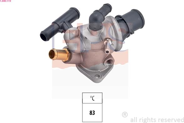 EPS 1.880.119 - Thermostat d'eau cwaw.fr