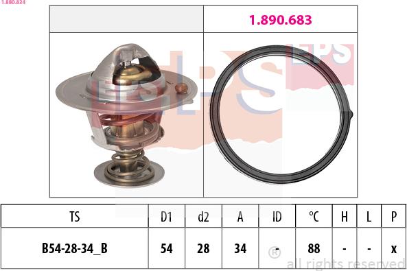 EPS 1.880.834 - Thermostat d'eau cwaw.fr