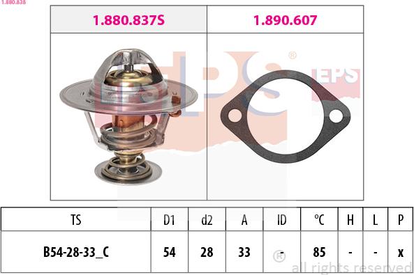 EPS 1.880.838 - Thermostat d'eau cwaw.fr