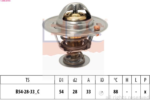 EPS 1.880.870S - Thermostat d'eau cwaw.fr