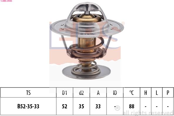 EPS 1.880.394S - Thermostat d'eau cwaw.fr