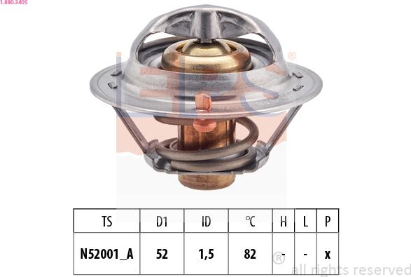 EPS 1.880.340S - Thermostat d'eau cwaw.fr