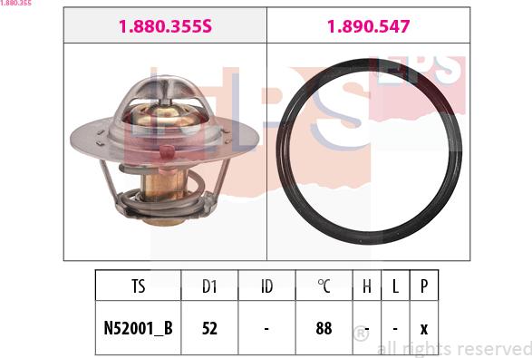 EPS 1.880.355 - Thermostat d'eau cwaw.fr