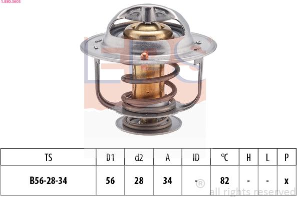 EPS 1.880.360S - Thermostat d'eau cwaw.fr