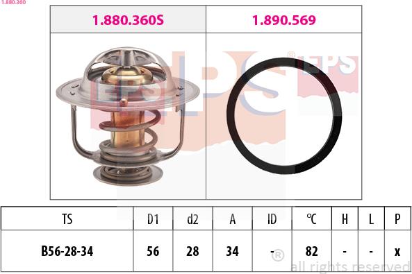 EPS 1.880.360 - Thermostat d'eau cwaw.fr