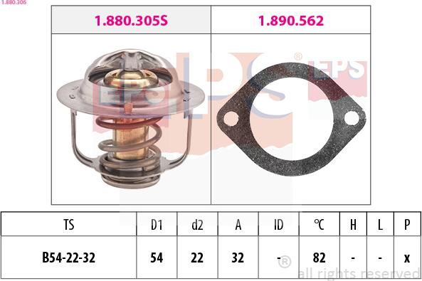 EPS 1.880.306 - Thermostat d'eau cwaw.fr