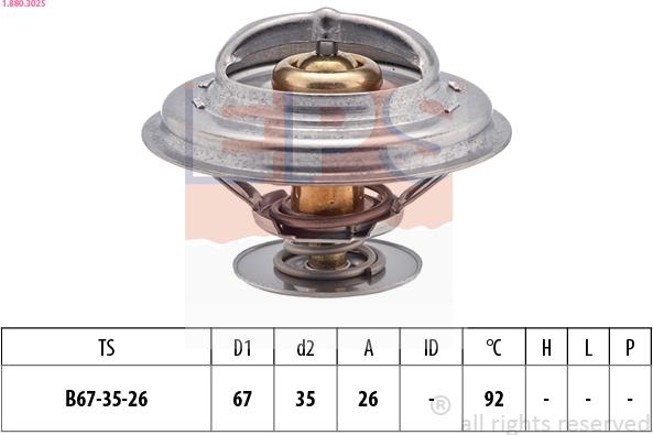 EPS 1.880.302S - Thermostat d'eau cwaw.fr