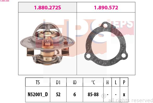 EPS 1.880.388 - Thermostat d'eau cwaw.fr