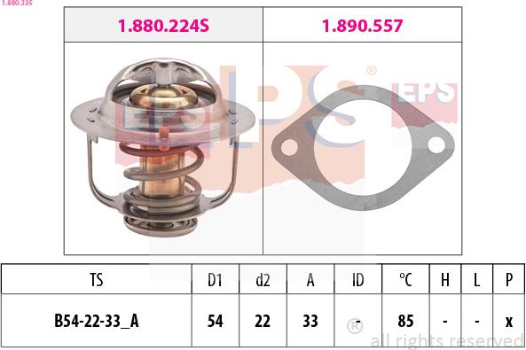 EPS 1.880.335 - Thermostat d'eau cwaw.fr