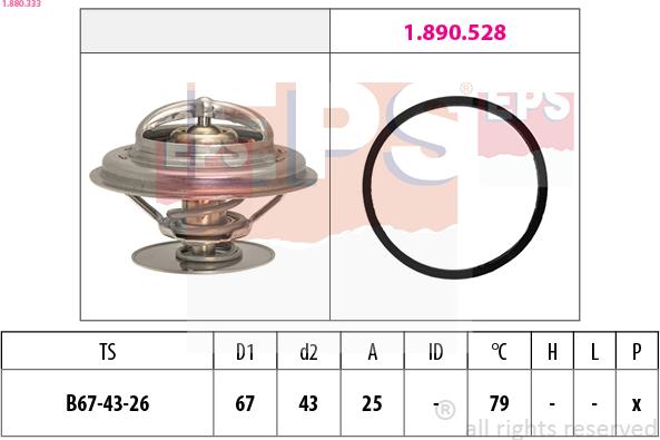 EPS 1.880.333 - Thermostat d'eau cwaw.fr