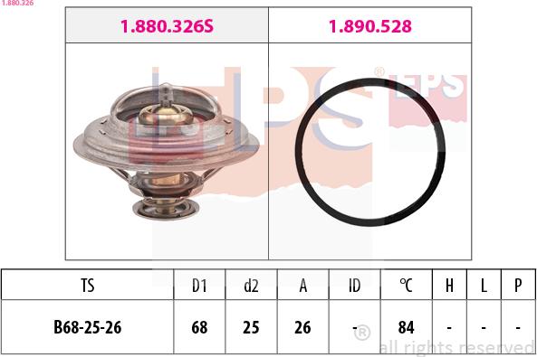 EPS 1.880.326 - Thermostat d'eau cwaw.fr