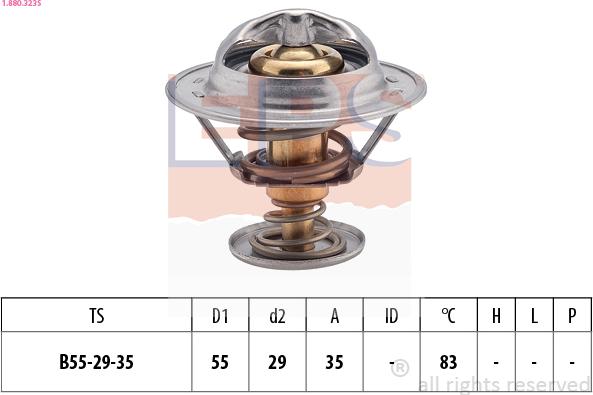 EPS 1.880.323S - Thermostat d'eau cwaw.fr