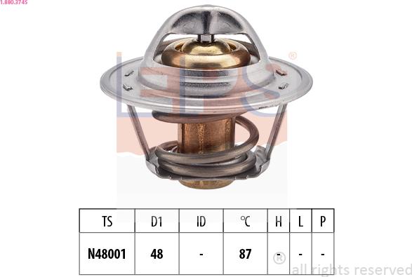 EPS 1.880.374S - Thermostat d'eau cwaw.fr