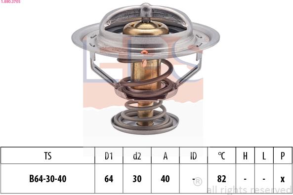 EPS 1.880.370S - Thermostat d'eau cwaw.fr