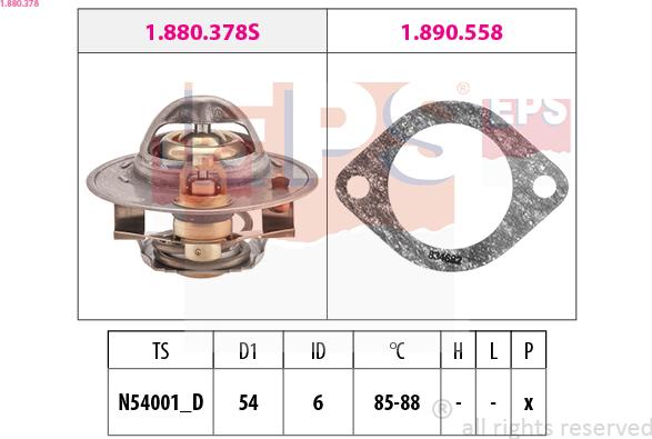 EPS 1.880.378 - Thermostat d'eau cwaw.fr