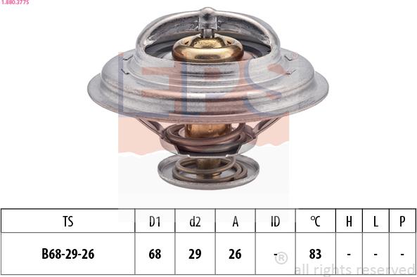 EPS 1.880.377S - Thermostat d'eau cwaw.fr