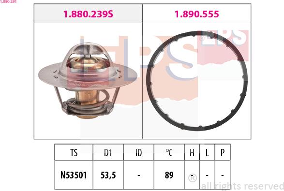 EPS 1.880.291 - Thermostat d'eau cwaw.fr