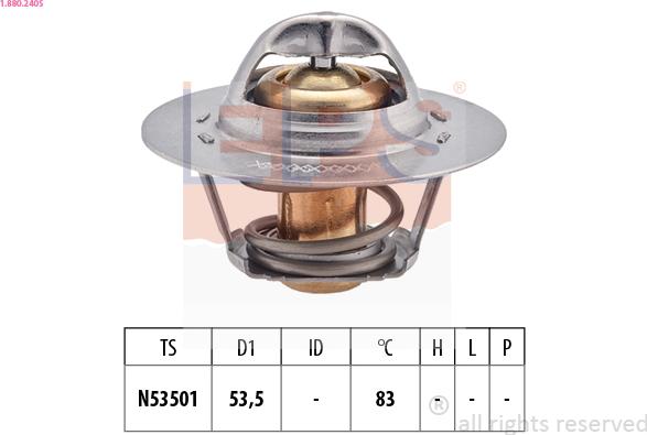 EPS 1.880.240S - Thermostat d'eau cwaw.fr