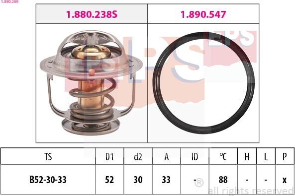 EPS 1.880.269 - Thermostat d'eau cwaw.fr