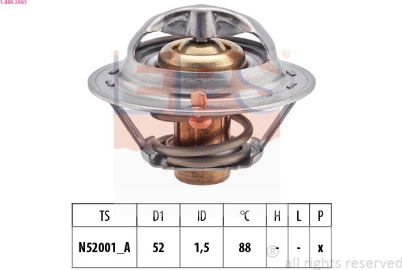 EPS 1.880.266S - Thermostat d'eau cwaw.fr