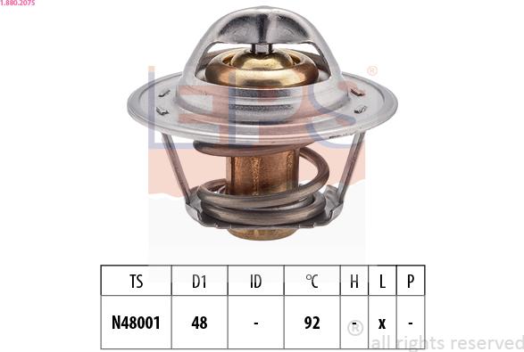 EPS 1.880.207S - Thermostat d'eau cwaw.fr