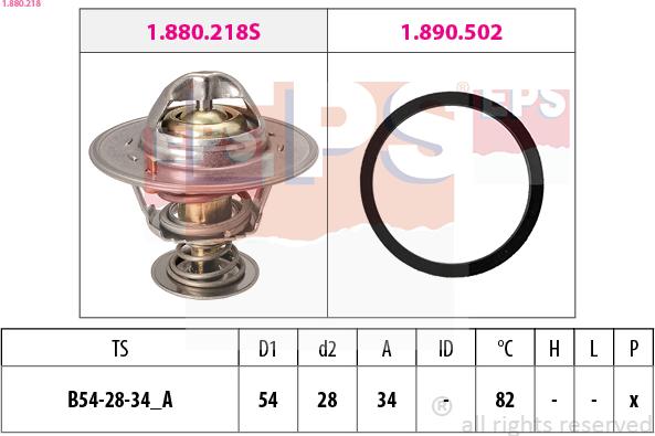 EPS 1.880.218 - Thermostat d'eau cwaw.fr