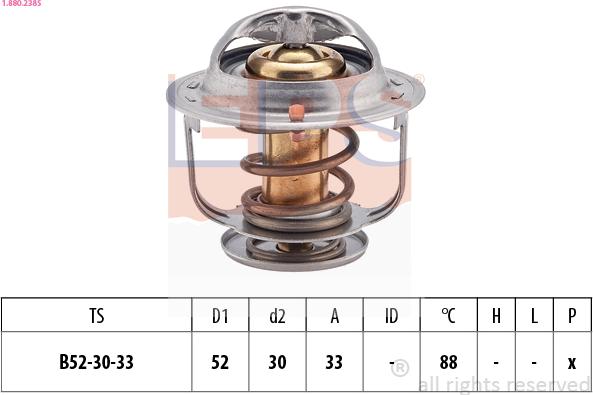 EPS 1.880.238S - Thermostat d'eau cwaw.fr