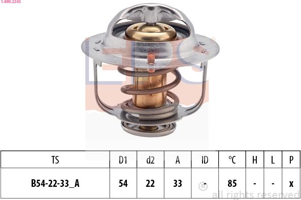 EPS 1.880.224S - Thermostat d'eau cwaw.fr