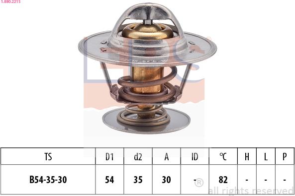 EPS 1.880.221S - Thermostat d'eau cwaw.fr