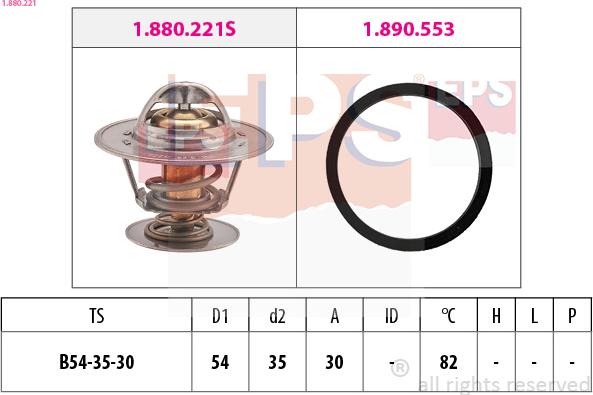 EPS 1.880.221 - Thermostat d'eau cwaw.fr