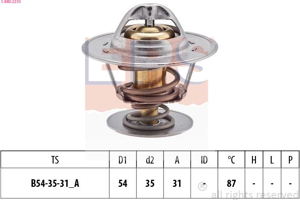 EPS 1.880.223S - Thermostat d'eau cwaw.fr