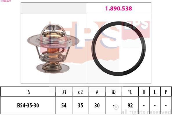 EPS 1.880.279 - Thermostat d'eau cwaw.fr