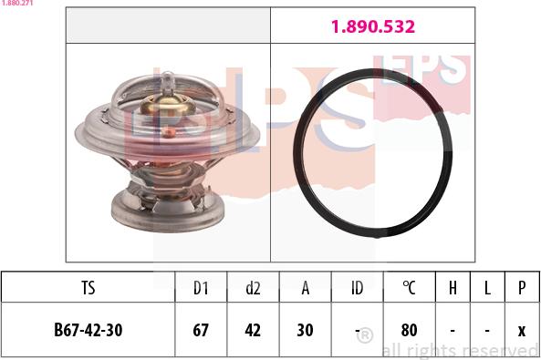 EPS 1.880.271 - Thermostat d'eau cwaw.fr