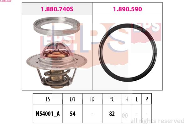 EPS 1.880.740 - Thermostat d'eau cwaw.fr