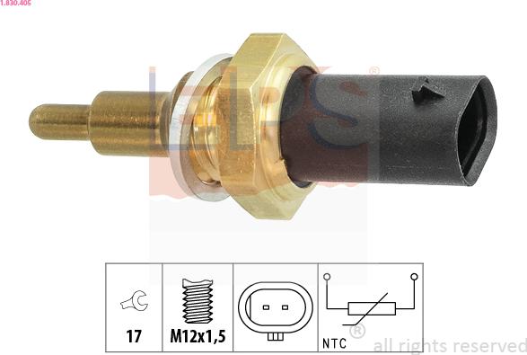 EPS 1.830.405 - Sonde de température, liquide de refroidissement cwaw.fr