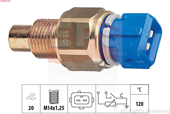 EPS 1.830.558 - Sonde de température, liquide de refroidissement cwaw.fr