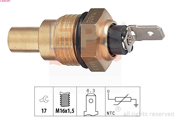 EPS 1.830.041 - Sonde de température, liquide de refroidissement cwaw.fr